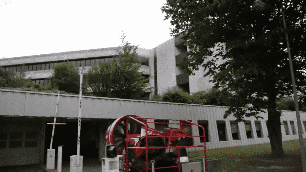 Entrauchungsversuch Verwaltungsgebäude mit Tiefgarage